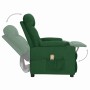 Dark green fabric massage chair by , Electric massage chairs - Ref: Foro24-339098, Price: 260,74 €, Discount: %