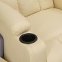 Sillón de masaje elevable tela color crema de , Sillones de masaje eléctricos - Ref: Foro24-3093476, Precio: 294,70 €, Descue...