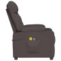 Dark brown electric massage chair in fabric. by , Electric massage chairs - Ref: Foro24-3098832, Price: 270,01 €, Discount: %