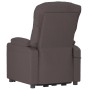 Dark brown electric massage chair in fabric. by , Electric massage chairs - Ref: Foro24-3098832, Price: 270,01 €, Discount: %