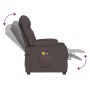 Dark brown electric massage chair in fabric. by , Electric massage chairs - Ref: Foro24-3098832, Price: 270,01 €, Discount: %