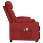 Sillón de masaje eléctrico tela rojo tinto by , Electric massage chairs - Ref: Foro24-3098830, Price: 218,47 €, Discount: %