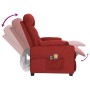 Sillón de masaje eléctrico tela rojo tinto by , Electric massage chairs - Ref: Foro24-3098830, Price: 218,47 €, Discount: %