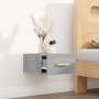 Gray Sonoma wall-mounted bedside table 35x35x20 cm by , Nightstands - Ref: Foro24-817575, Price: 26,35 €, Discount: %