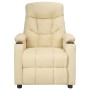 Sillón de masaje eléctrico tela color crema de , Sillones de masaje eléctricos - Ref: Foro24-3098836, Precio: 279,52 €, Descu...