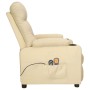 Elektrischer Massagesessel aus cremefarbenem Stoff von , Elektrische Massagesessel - Ref: Foro24-3098836, Preis: 279,52 €, Ra...