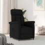 Sillón reclinable de piel de ante sintético negro de , Sillones - Ref: Foro24-289768, Precio: 183,10 €, Descuento: %