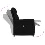 Black synthetic suede electric reclining armchair by , Armchairs - Ref: Foro24-3073588, Price: 240,98 €, Discount: %