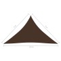 Toldo de vela triangular tela Oxford marrón 4x4x5,8 m de vidaXL, Sombrillas - Ref: Foro24-135837, Precio: 38,99 €, Descuento: %