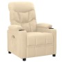 Cream-colored fabric massage chair by , Electric massage chairs - Ref: Foro24-339101, Price: 192,39 €, Discount: %