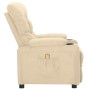 Cream-colored fabric massage chair by , Electric massage chairs - Ref: Foro24-339101, Price: 192,39 €, Discount: %