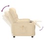 Cream-colored fabric massage chair by , Electric massage chairs - Ref: Foro24-339101, Price: 192,39 €, Discount: %