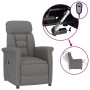 Dark gray synthetic suede electric reclining armchair by , Armchairs - Ref: Foro24-3073587, Price: 240,98 €, Discount: %