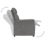 Dark gray synthetic suede electric reclining armchair by , Armchairs - Ref: Foro24-3073587, Price: 240,98 €, Discount: %