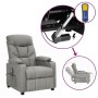 Sillón de masaje elevable tela gris claro von , Elektrische Massagesessel - Ref: Foro24-3093467, Preis: 252,38 €, Rabatt: %