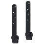 Kit mini puerta corredera armario acero carbono 152 cm de vidaXL, Marcos de puertas - Ref: Foro24-148015, Precio: 34,28 €, De...