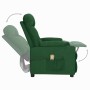 Sillón de masaje elevable tela verde oscuro de , Sillones de masaje eléctricos - Ref: Foro24-3093473, Precio: 305,08 €, Descu...