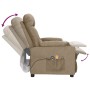 Electric massage armchair in gray taupe fabric by , Electric massage chairs - Ref: Foro24-3098835, Price: 279,52 €, Discount: %