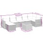 8-teiliges Gartensofa-Set mit schwarzen Polstern aus synthetischem Rattan. von , Gartensets - Ref: Foro24-3257442, Preis: 484...