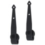 Kit mini puerta corredera de armario acero carbono 183 cm de vidaXL, Marcos de puertas - Ref: Foro24-148021, Precio: 28,69 €,...