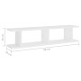 Wall shelves 2 units plywood white 90x18x20 cm by , Shelves and shelves - Ref: Foro24-807196, Price: 31,47 €, Discount: %