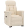 Electric reclining armchair in beige microfiber by , Armchairs - Ref: Foro24-3124575, Price: 219,36 €, Discount: %