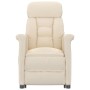 Electric reclining armchair in beige microfiber by , Armchairs - Ref: Foro24-3124575, Price: 219,36 €, Discount: %