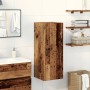 Aged engineered wood wall cabinet 34.5x34x90 cm by , Sideboards - Ref: Foro24-857334, Price: 52,93 €, Discount: %