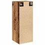 Aged engineered wood wall cabinet 34.5x34x90 cm by , Sideboards - Ref: Foro24-857334, Price: 52,93 €, Discount: %