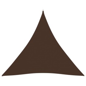 Toldo de vela triangular tela Oxford marrón 4,5x4,5x4,5 m de vidaXL, Sombrillas - Ref: Foro24-135838, Precio: 30,99 €, Descue...