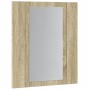 Bathroom cabinet mirror with LED light Sonoma oak 40x12x45 cm | Foro24|Onlineshop| Casa, Jardín y Más Foro24.es