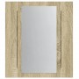 Bathroom cabinet mirror with LED light Sonoma oak 40x12x45 cm | Foro24|Onlineshop| Casa, Jardín y Más Foro24.es