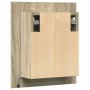 Espejo mueble de baño con luz LED roble Sonoma 40x12x45 cm de , Tocadores de baño - Ref: Foro24-856277, Precio: 49,73 €, Desc...