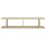 Wall shelves 2 units plywood Sonoma oak 90x18x20 cm by , Shelves and shelves - Ref: Foro24-807199, Price: 35,40 €, Discount: %