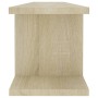 Wall shelves 2 units plywood Sonoma oak 90x18x20 cm by , Shelves and shelves - Ref: Foro24-807199, Price: 35,40 €, Discount: %