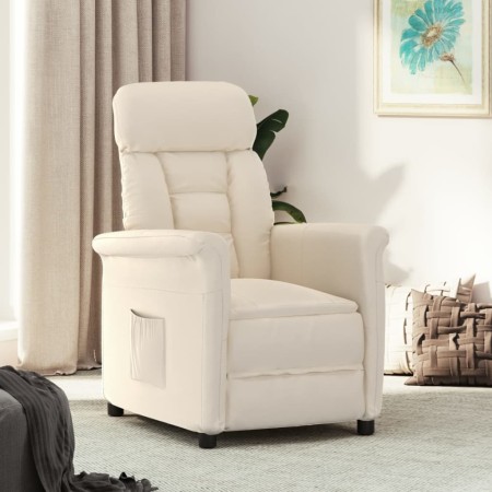 Sillón reclinable de tela de microfibra beige | Foro24|Onlineshop| Casa, Jardín y Más Foro24.es