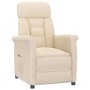 Beige microfiber fabric recliner. | Foro24|Onlineshop| Casa, Jardín y Más Foro24.es