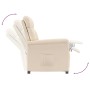 Beige microfiber fabric recliner. | Foro24|Onlineshop| Casa, Jardín y Más Foro24.es