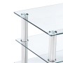 TV stand made of transparent tempered glass, 120x40x40 cm | Foro24|Onlineshop| Casa, Jardín y Más Foro24.es