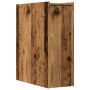 Narrow bathroom cabinet with aged wood and wheels | Foro24|Onlineshop| Casa, Jardín y Más Foro24.es