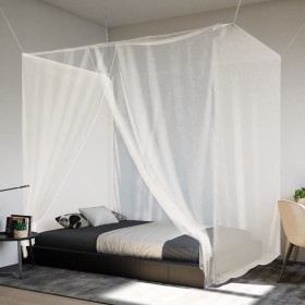 Hanging mosquito net 156 mesh white 220x150x180 cm by , Mosquito nets - Ref: Foro24-4010055, Price: 15,81 €, Discount: %