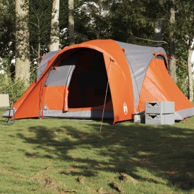 Family store with waterproof dome for 6 people in gray and orange. by , tents - Ref: Foro24-4009463, Price: 147,11 €, Discoun...