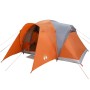 Tienda familiar con cúpula impermeable 6 personas gris naranja de , Tiendas de campaña - Ref: Foro24-4009463, Precio: 147,06 ...