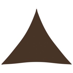 Toldo de vela triangular tela Oxford marrón 5x5x5 m de vidaXL, Sombrillas - Ref: Foro24-135840, Precio: 41,99 €, Descuento: %