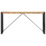 Solid mango wood console table 150x35x76 cm by , Side tables - Ref: Foro24-285948, Price: 176,91 €, Discount: %