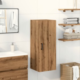 Engineered oak wood wall cabinet Artisian 34.5x34x90 cm by , Sideboards - Ref: Foro24-857335, Price: 52,93 €, Discount: %