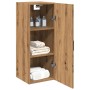 Engineered oak wood wall cabinet Artisian 34.5x34x90 cm by , Sideboards - Ref: Foro24-857335, Price: 52,78 €, Discount: %