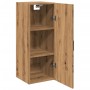 Engineered oak wood wall cabinet Artisian 34.5x34x90 cm by , Sideboards - Ref: Foro24-857335, Price: 52,78 €, Discount: %