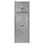 Narrow bathroom cabinet with wheels, gray wood concrete by , Lockers and storage cabinets - Ref: Foro24-855289, Price: 79,12 ...