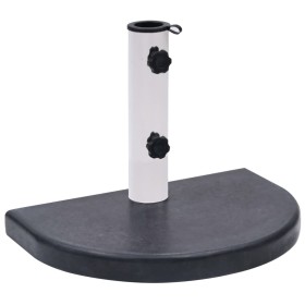 Base de sombrilla granito negra 40x28x4 cm de vidaXL, Bases para sombrillas - Ref: Foro24-313668, Precio: 53,99 €, Descuento: %